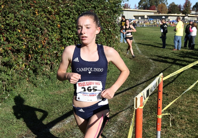 NCS XC D3 Girls-111.JPG - 2009 North Coast Section Cross Country Championships, Hayward High School, Hayward, California